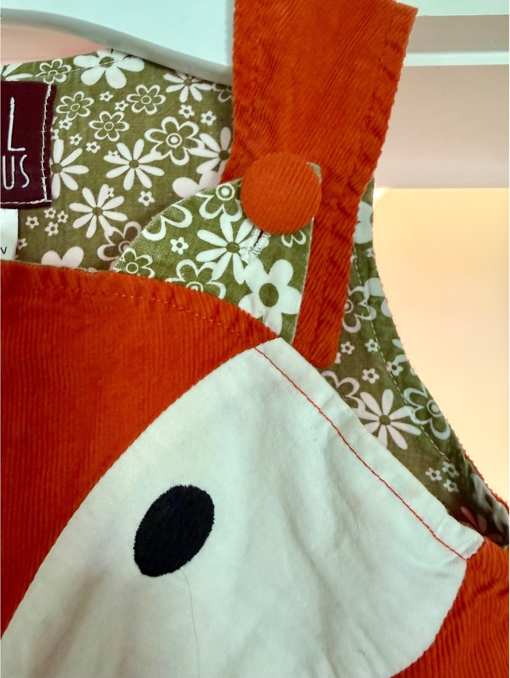 Lil Cactus Fox Corduroy Jumper Sz 3T EUC - Picture 4 of 8